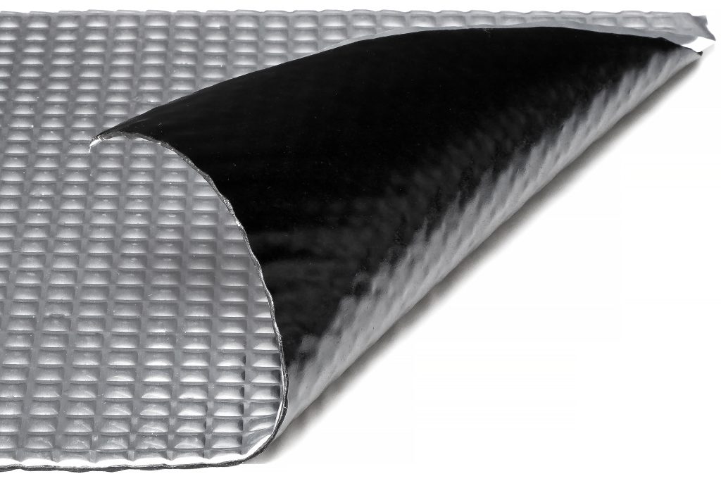 Alubutyl mat, 50 x 400 cm, zelfklevend, anti-dreun voertuigisolatie, 2 mm, geluidsisolatie voor auto, geluidsisolatie, butylrubber